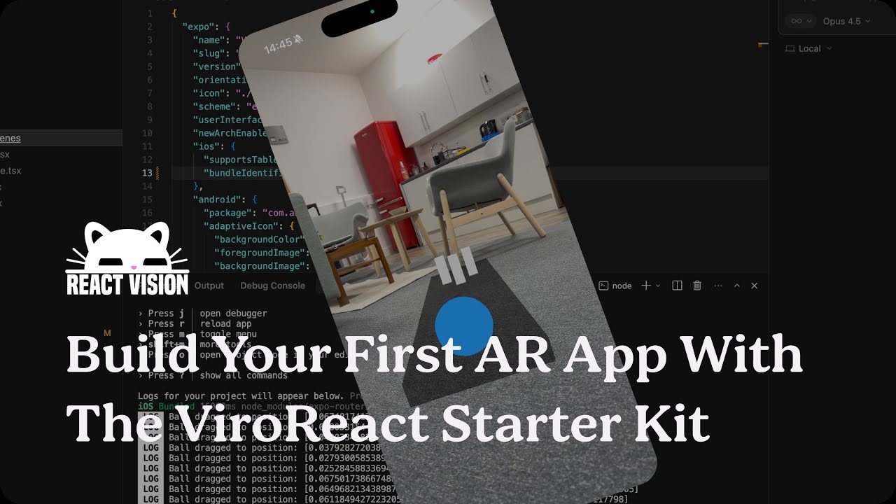 Build Your First AR App With The ViroReact and Expo Starter Kit