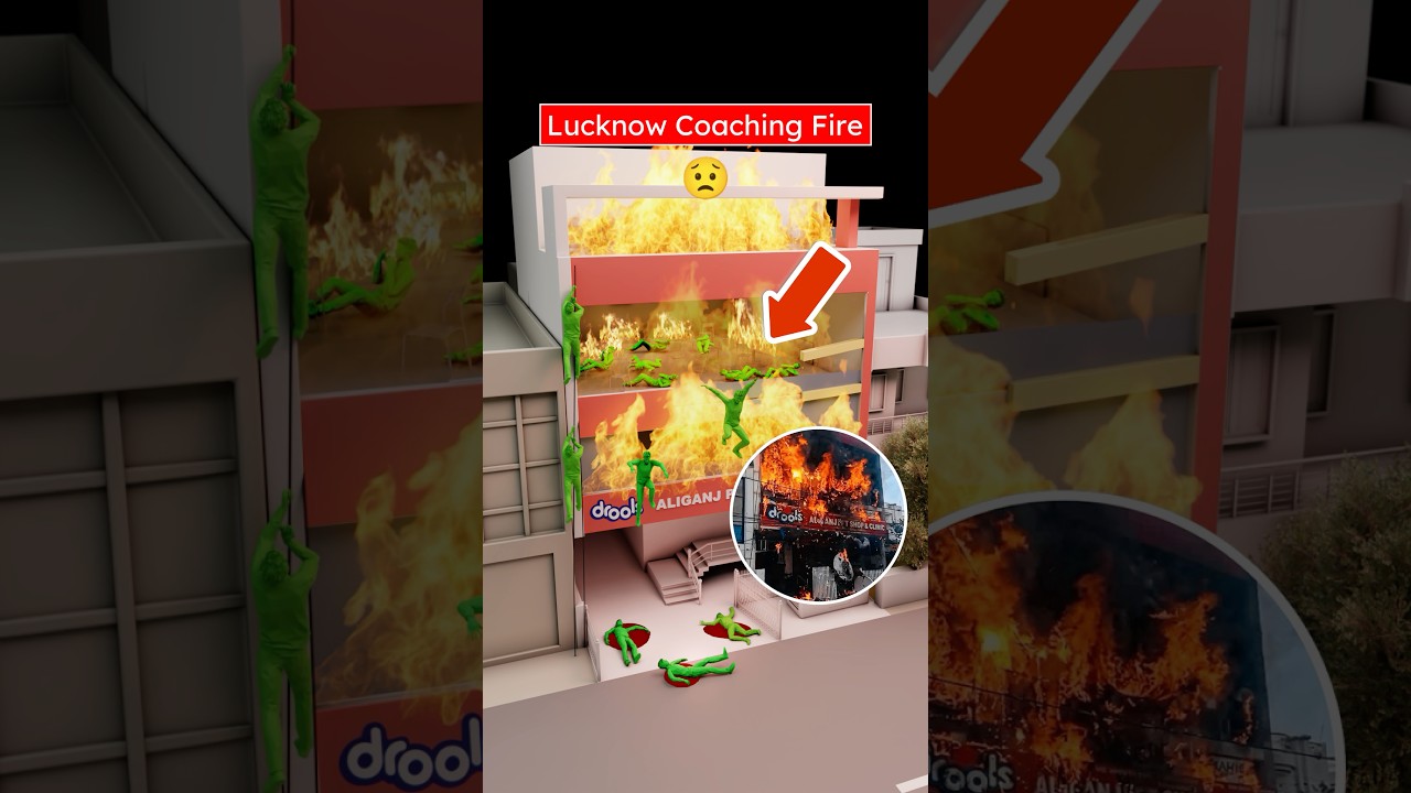 Lucknow Coaching Fire (3D) by Professor of How
