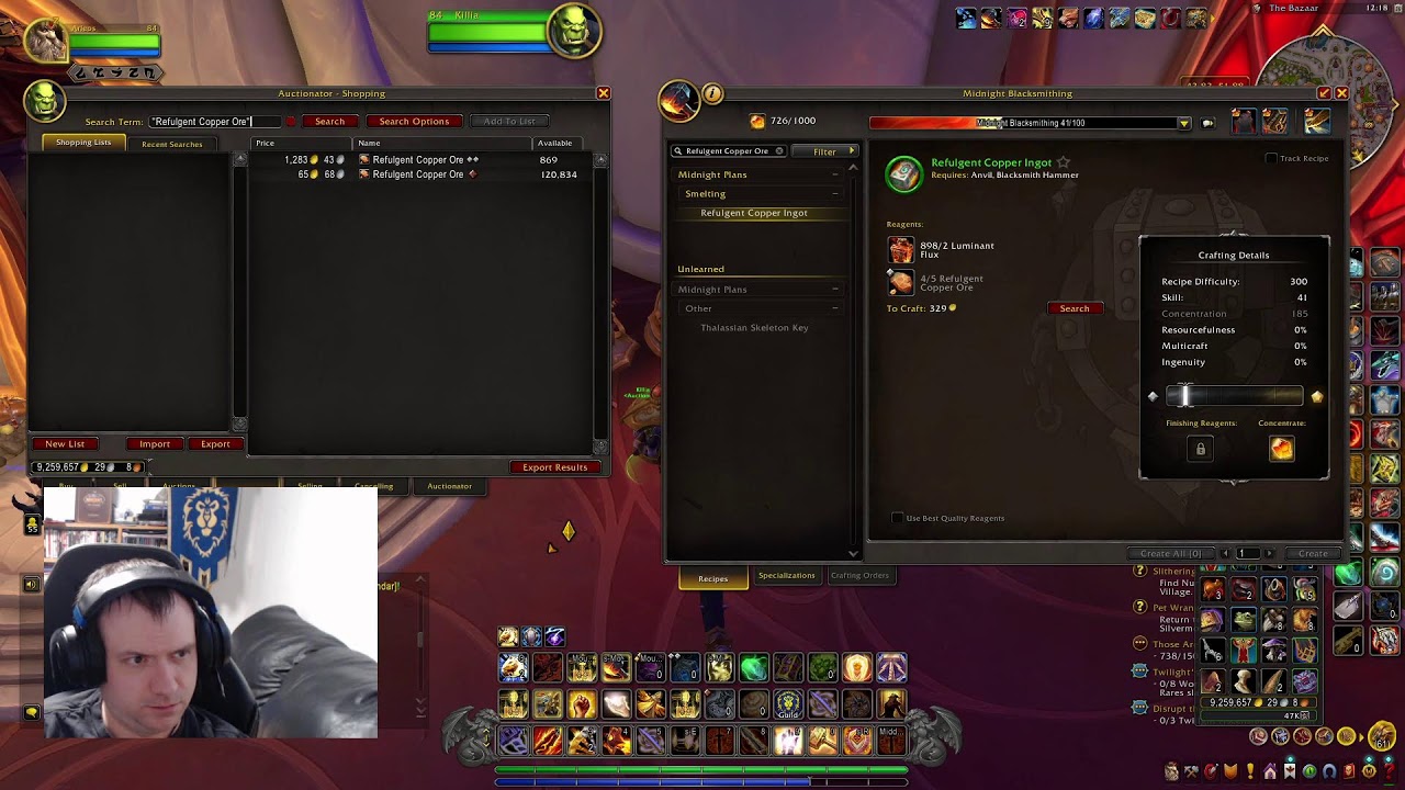 Midnight fun- questing Lvl 80-84.5