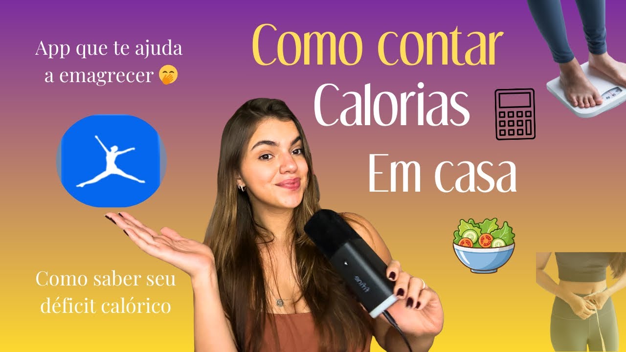 COMO contar CALORIAS em CASA - App para contar calorias em casa - MyFitnessPal - Para EMAGRECER