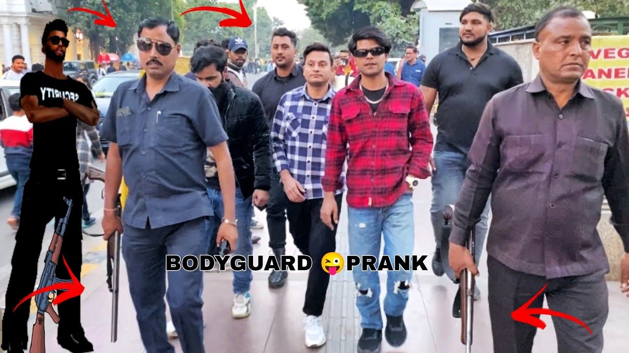 FAKE CELEBRITY 😜 PRANK IN PUBLIC | FAKE BODYGUARD PRANK 🥰 | Azhar Pradhan
