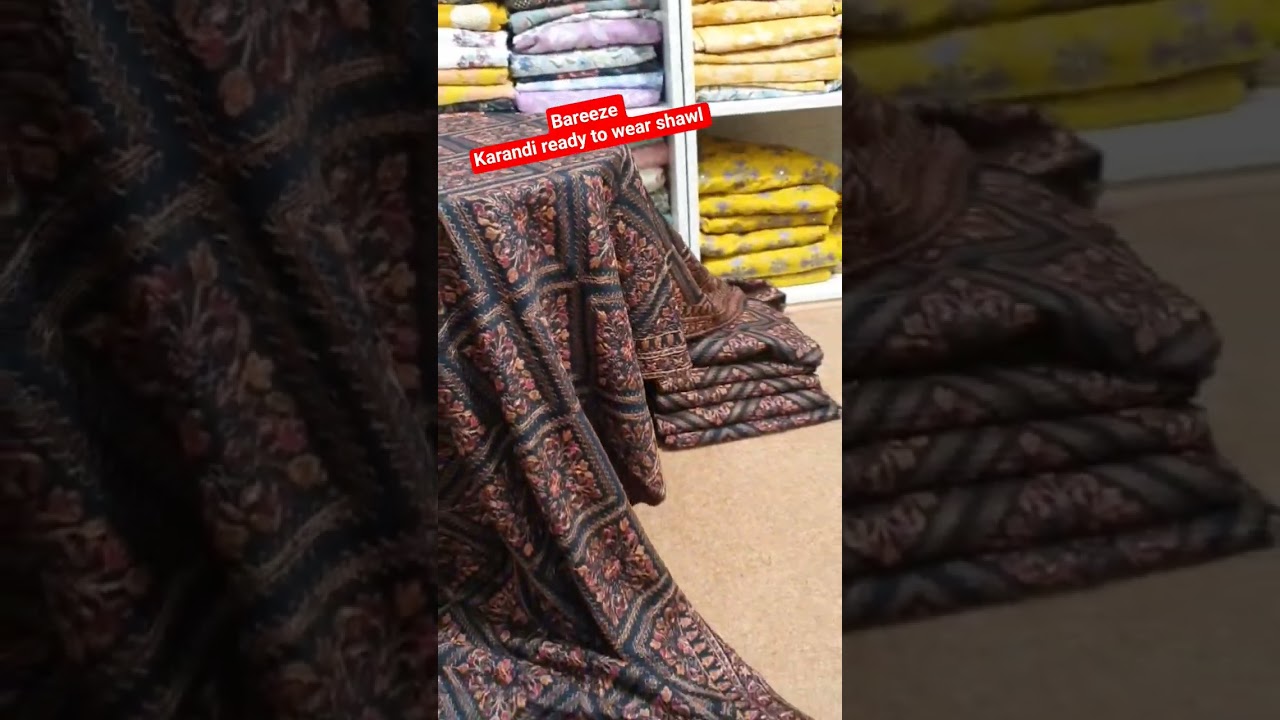 Resellers Alert 🚨 Bareeze Ready to Wear Karandi Shawl Wholesale #winter #bareeze #2025