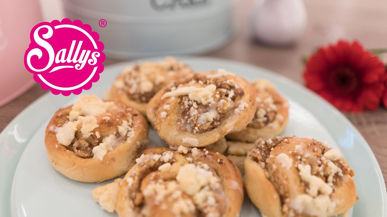 Apfel-Zimt-Schnecken mit Streuseln / Messe im Globus / triff mich am Samstag / Sallys Welt