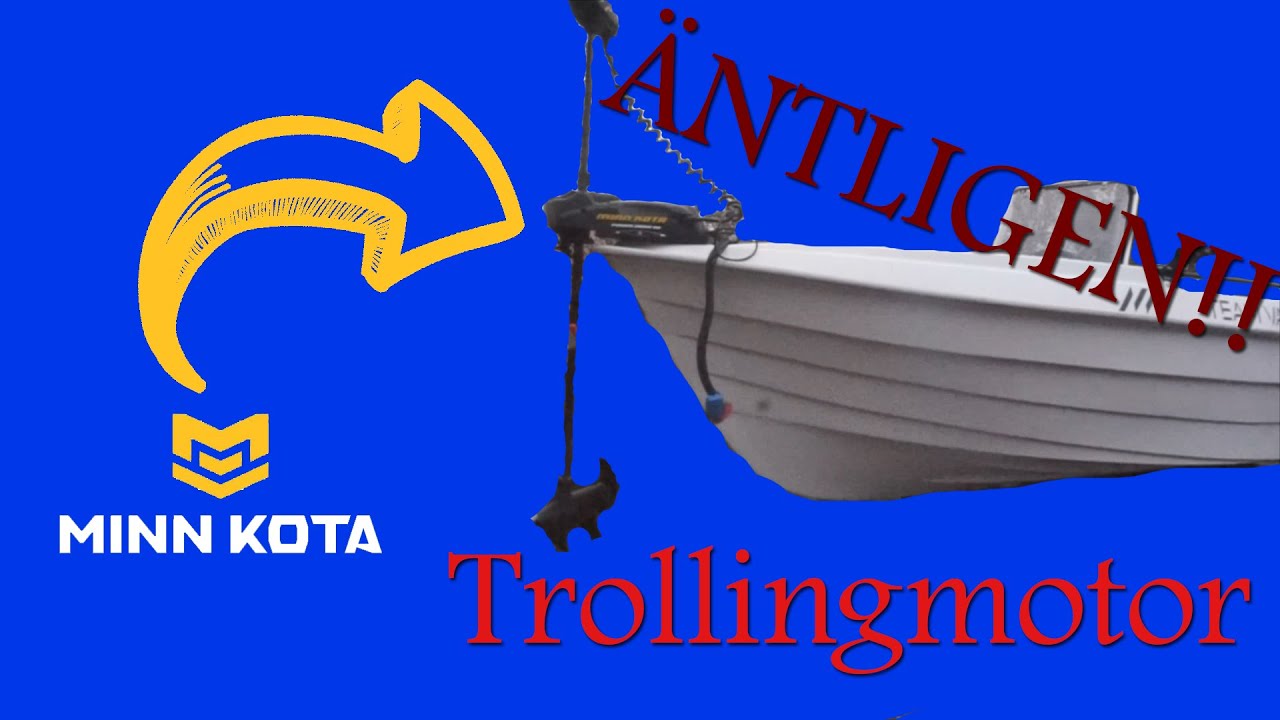 Montering av trollingmotor - Frontmonterad elmotor