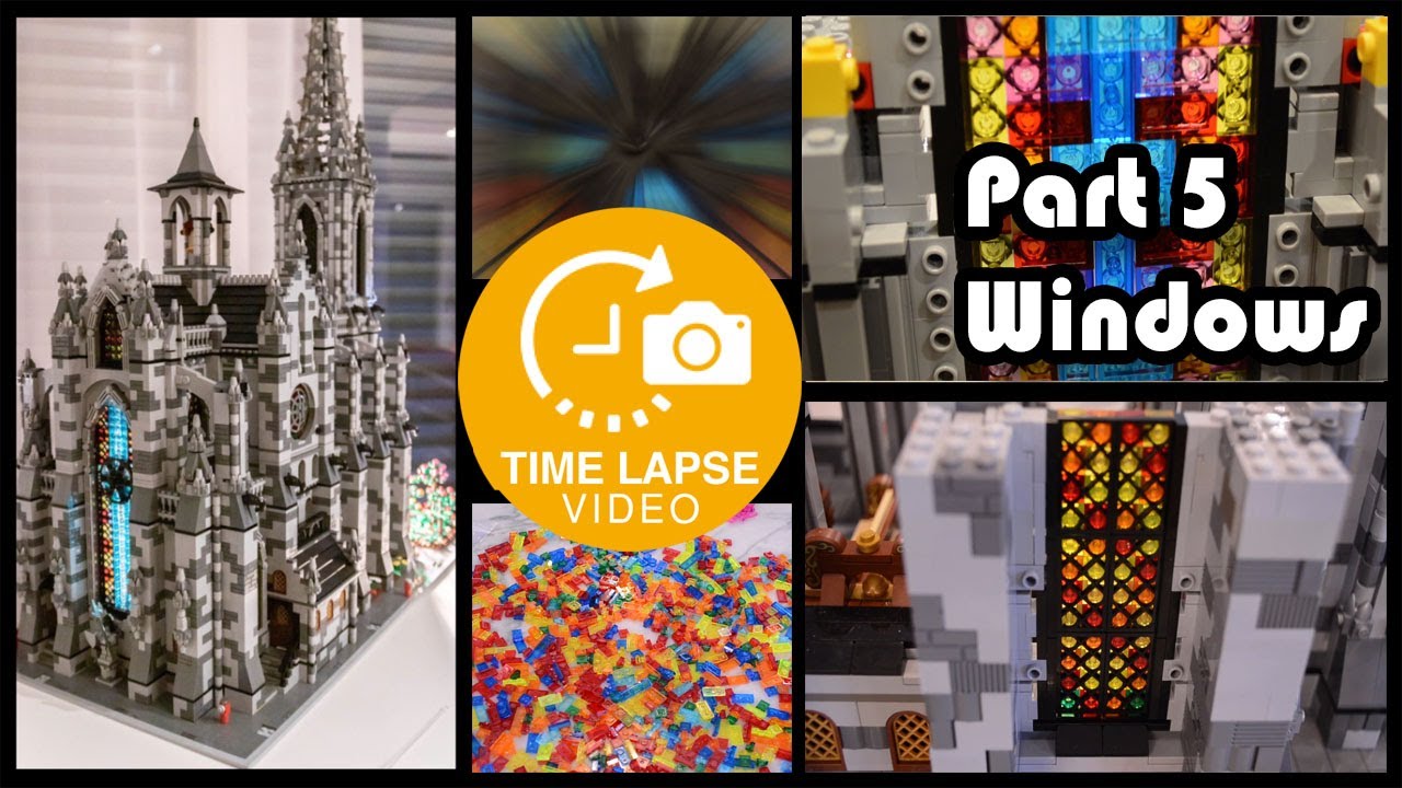 Lego Gothic Cathedral speed build - Part 5 (Windows)