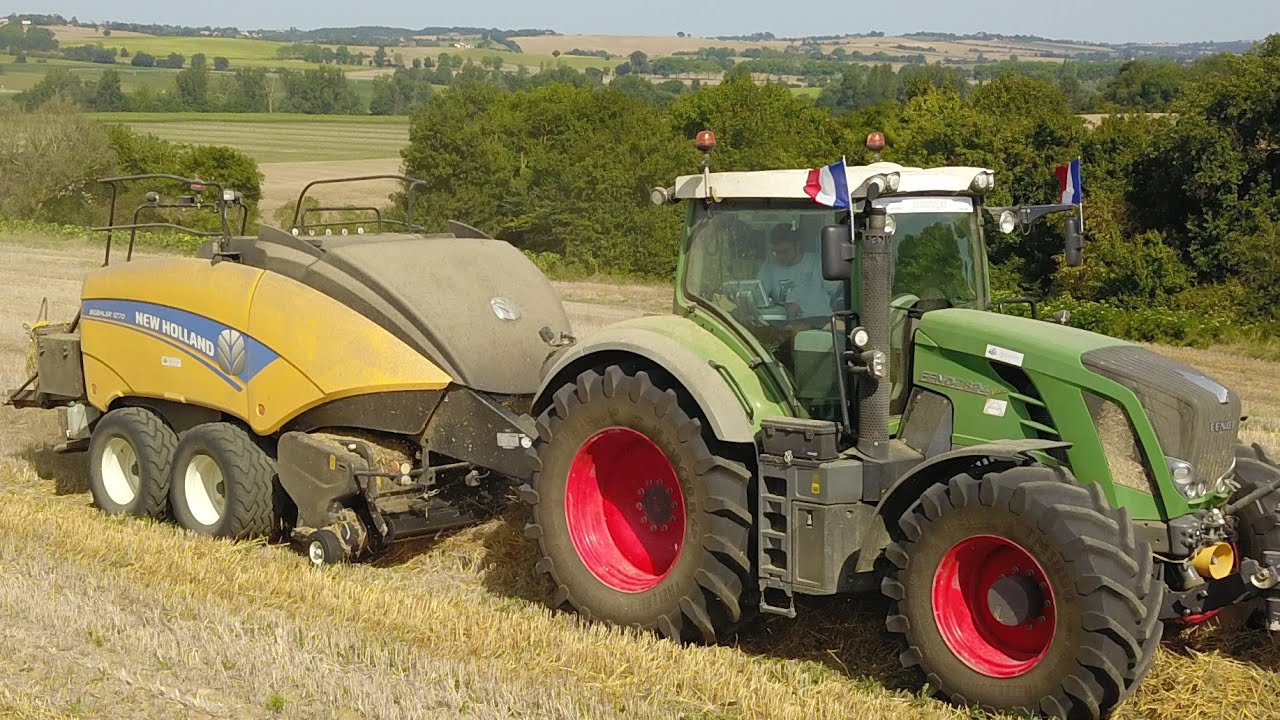PRESSAGE DE PAILLE 2021/FENDT 824 /New Holland Bigbaler 1270/ NEW HOLLAND T7.235/Massey 2260📸🤩