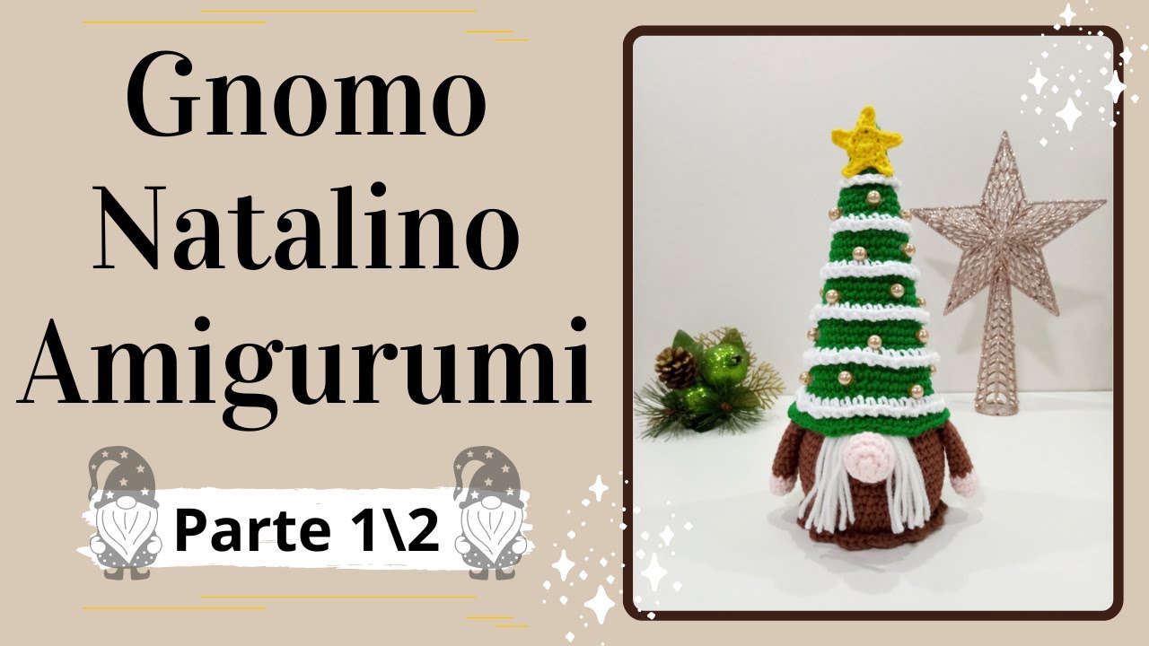 GNOMO NATALINO AMIGURUMI PARTE 1\2  | Árvore de Natal | Por Mimos da Jô Ateliê