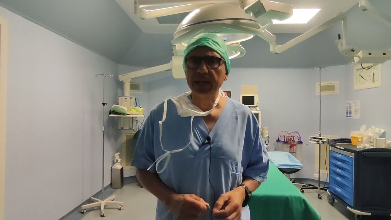 Prof. Enrico Vizza intervento di chirurgia robotica oncoginecologica a San Marino