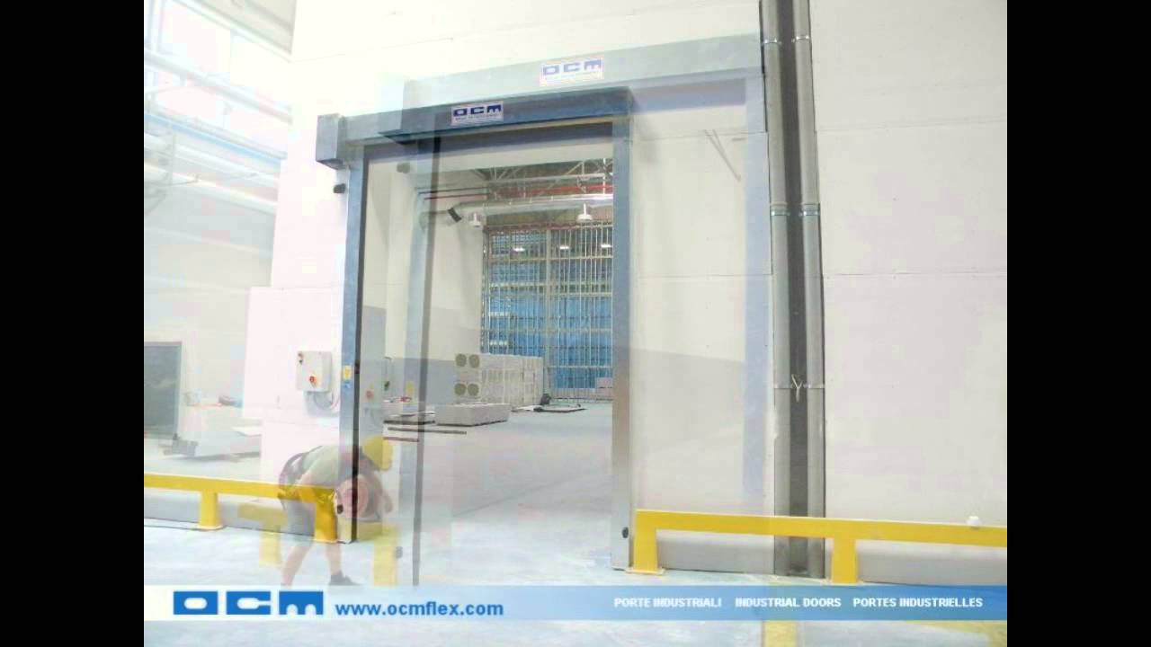 Porte à enroulement rapide -  Porte industrielle d'intérieur ou d'extérieur