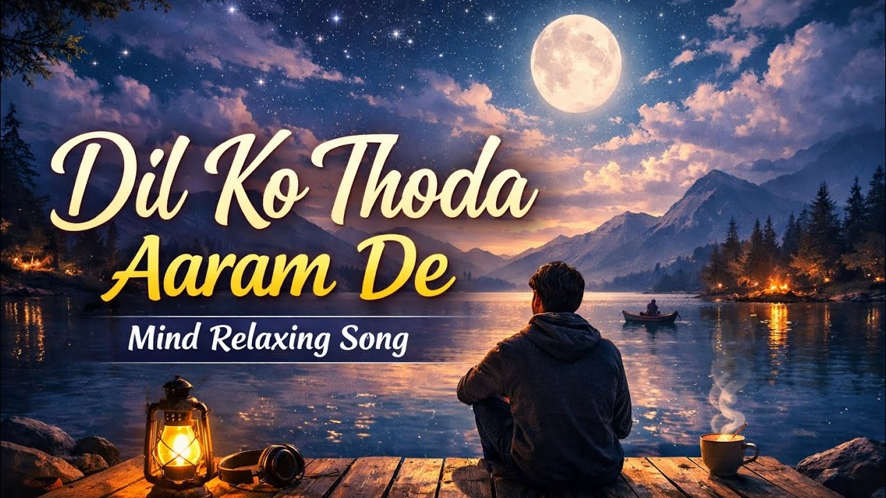 Dil Ko Thoda Aaram De | Mind Relaxing Lofi Song 🎧 | Peaceful Night Vibes | Stress Relief Music