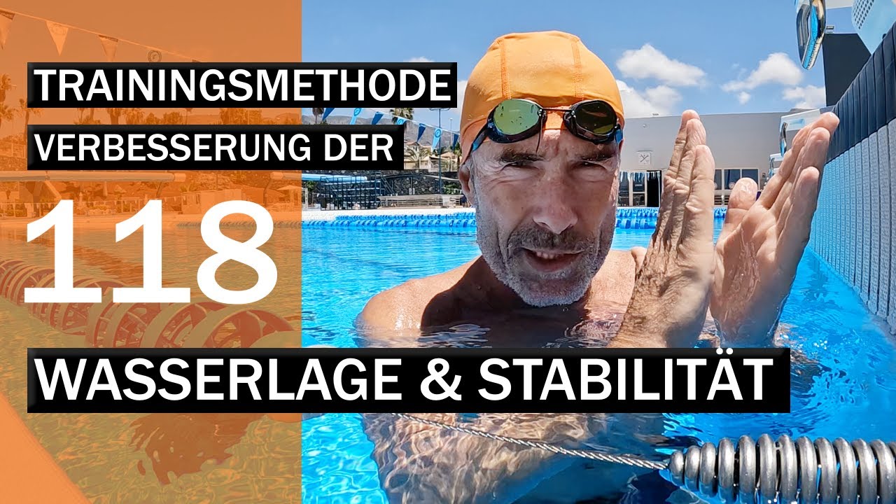 SCHNELLIGKEITS-TRAINING: WASSERLAGE verbessern! | SCHNELLER SCHWIMMEN 118 So erzeugst du TEMPO