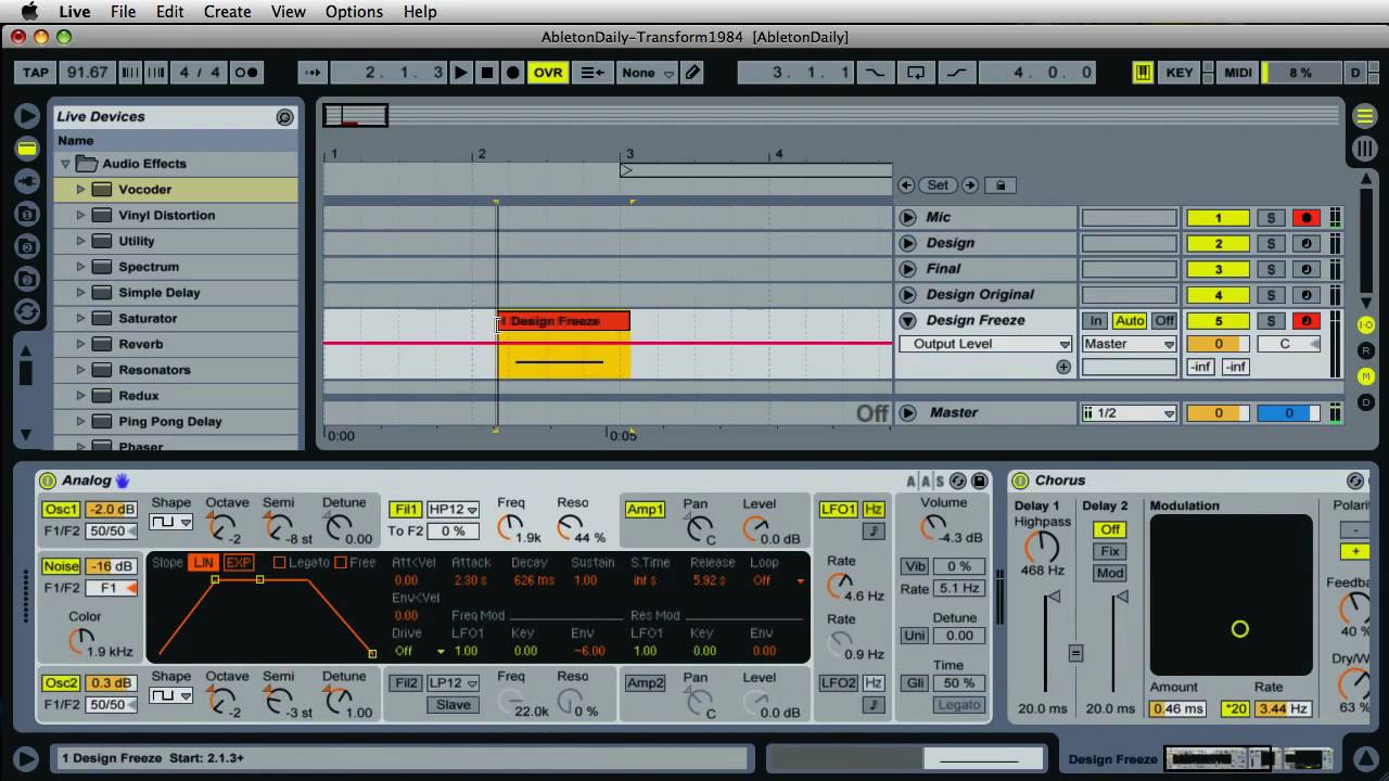 #21 Transformers Sound Effect :: Ableton Live