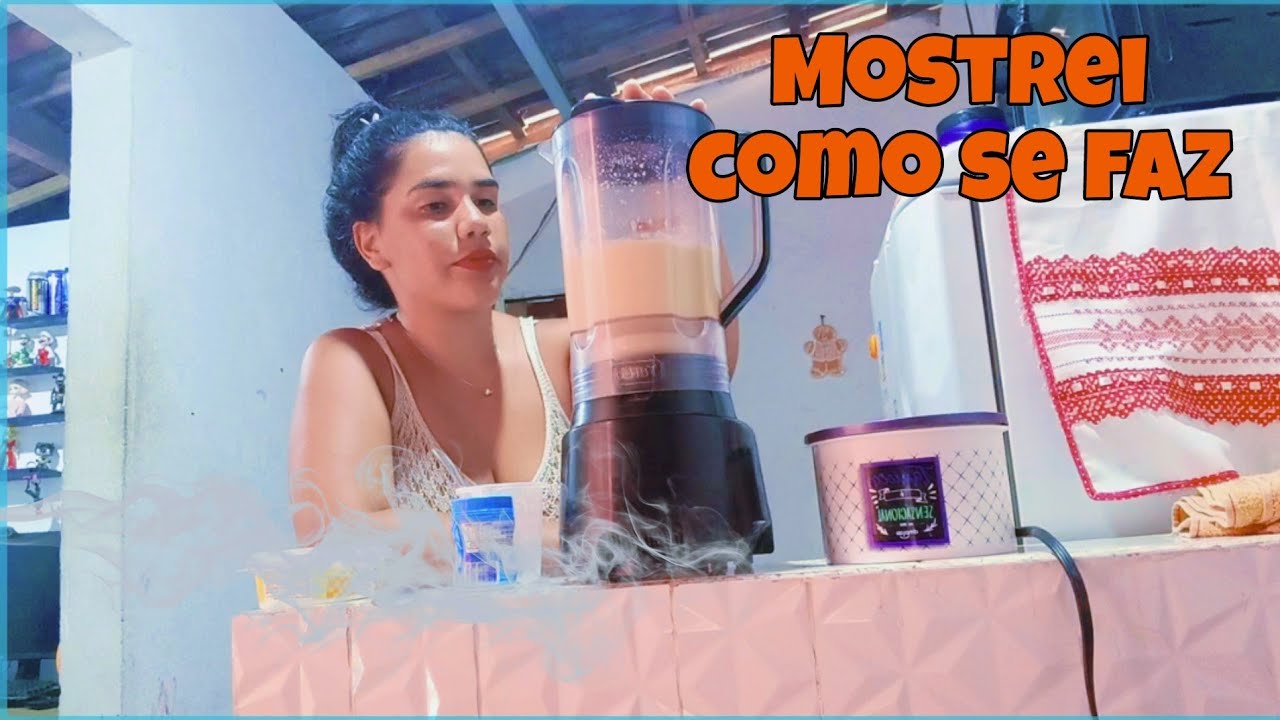 Preparando um bolo de coco,mostrei tudo