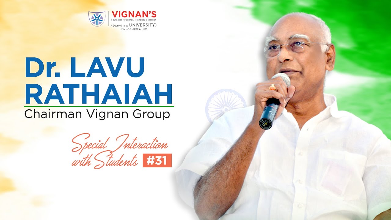 Dr. Lavu Rathaiah's Special Interaction with Students