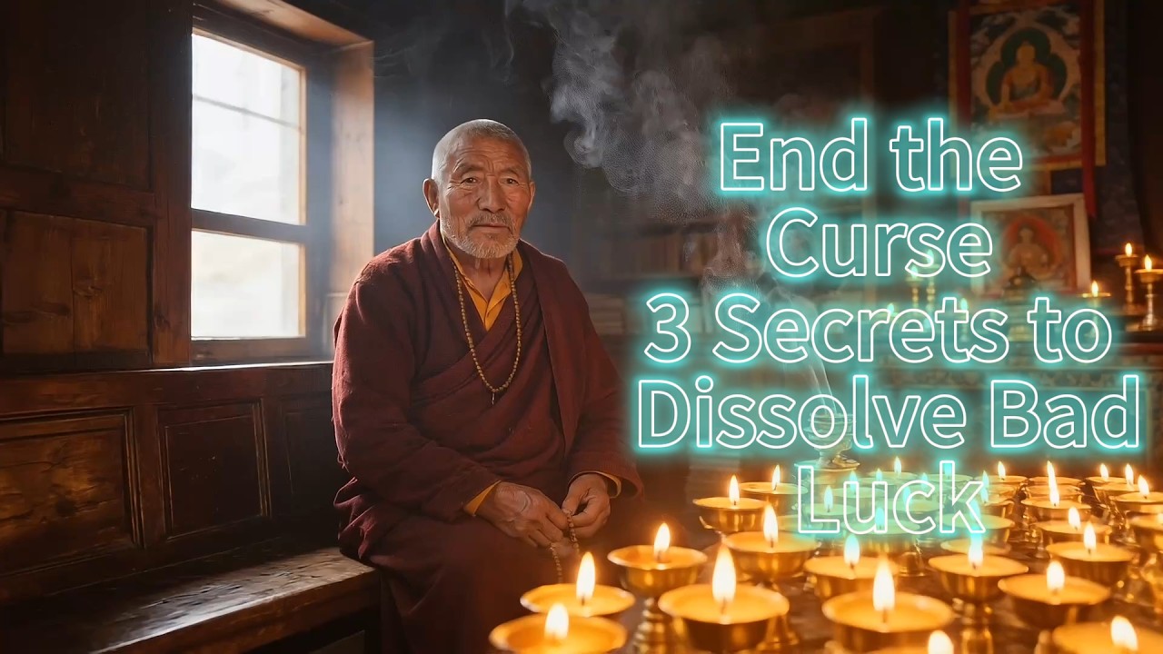 End the Curse: 3 Secrets to Dissolve Bad Luck | བཀྲ་མི་ཤེས་པའི་རྒྱུན་གཅོད་པའི་གསང་བ།