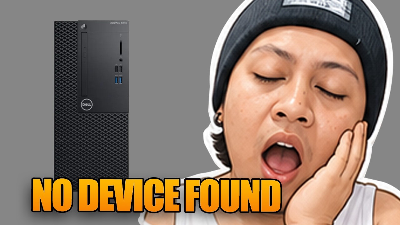 HOW TO FIX NO BOOTABLE DEVICE FOUND FOR DELL OPTIPLEX 3070