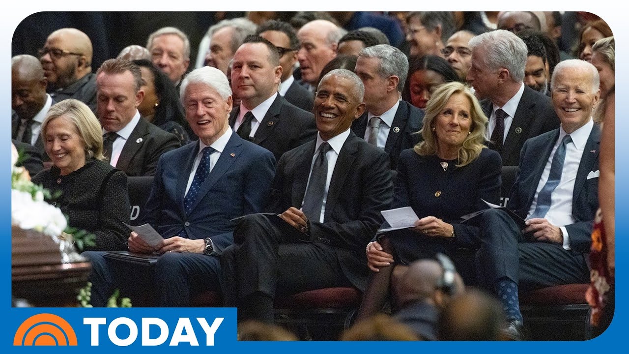 Former US Presidents Speak at Funeral for Rev. Jesse Jackson