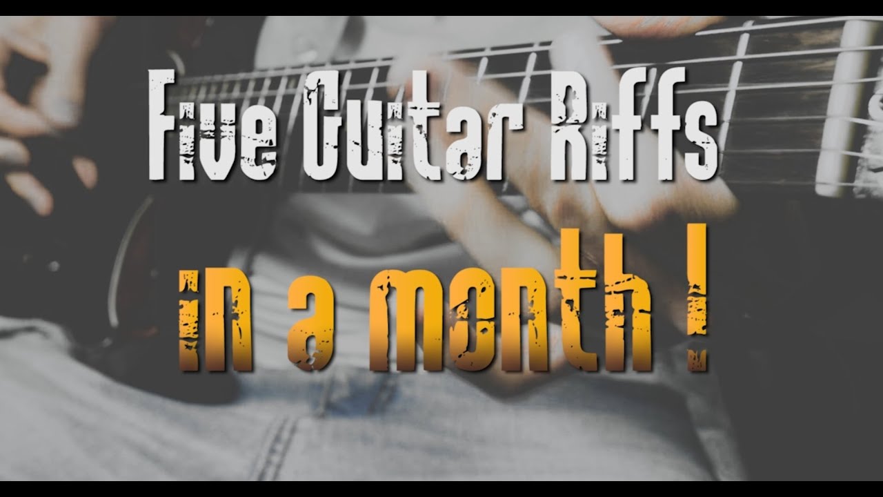 5 Guitar Riffs in a month! - Akademia Gitary Bialystok