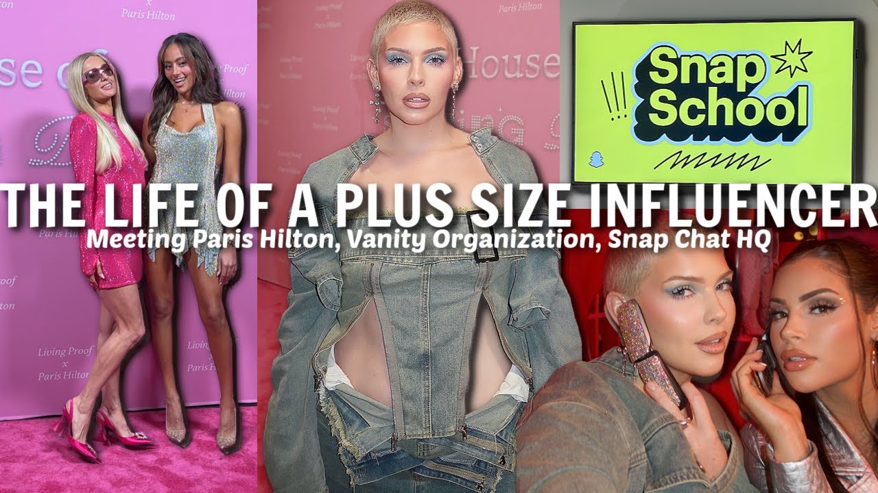Week In The Life Of A PLUS SIZE INFLUENCER | Meet Paris Hilton, Brand Events, Vanity Restock