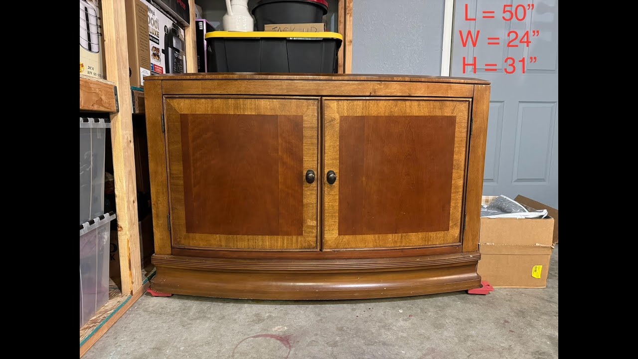 Renewing a living room cabinet