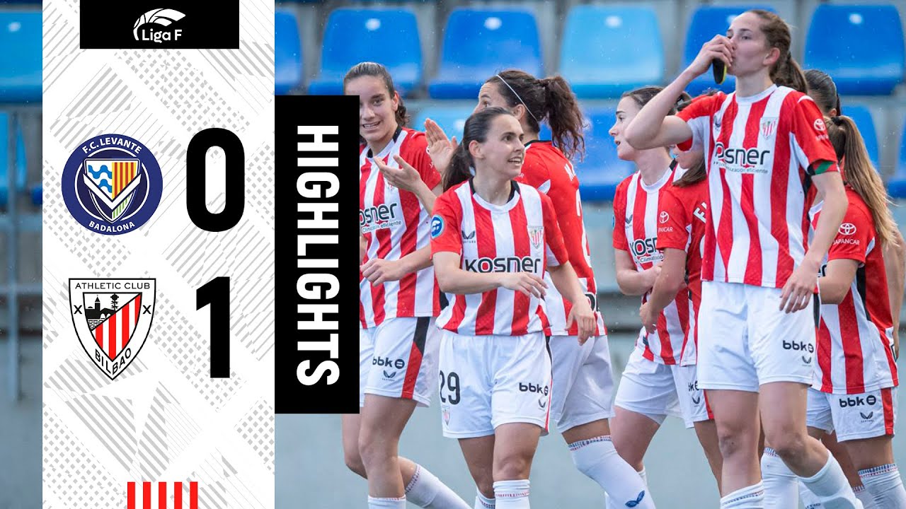 RESUMEN I FC Levante Badalona 0-1 Athletic Club | Liga F 2024-25 MD23