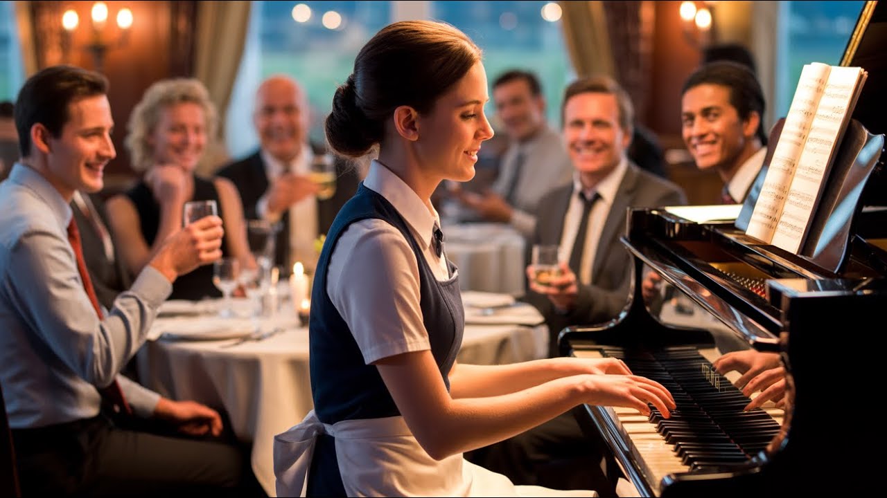 Waitress Plays Simple Tune — Then Her Piano Masterpiece Transforms the Evening...