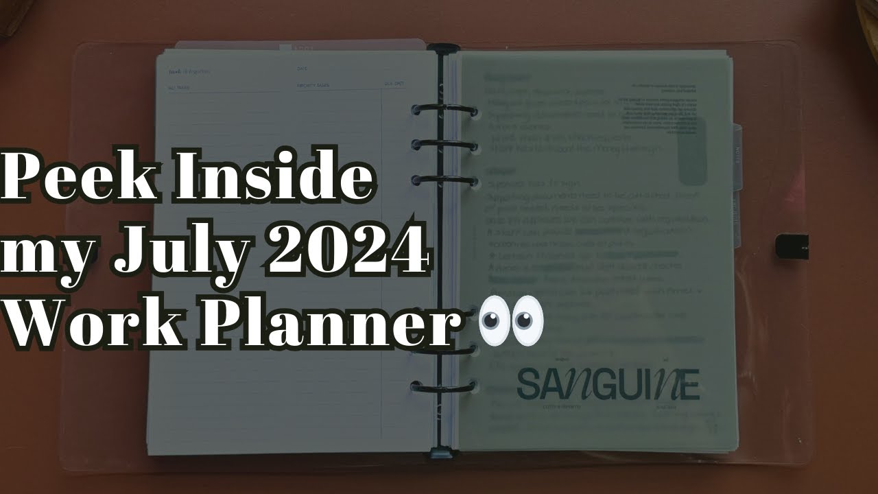 A5 Work Planner Flip-Through |  Cloth & Paper | Graph Notetaking