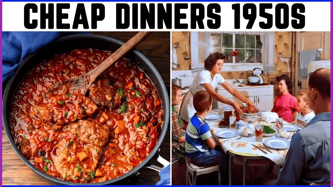 25 Forgotten Dinners From The 1950s That Have Faded Into History!