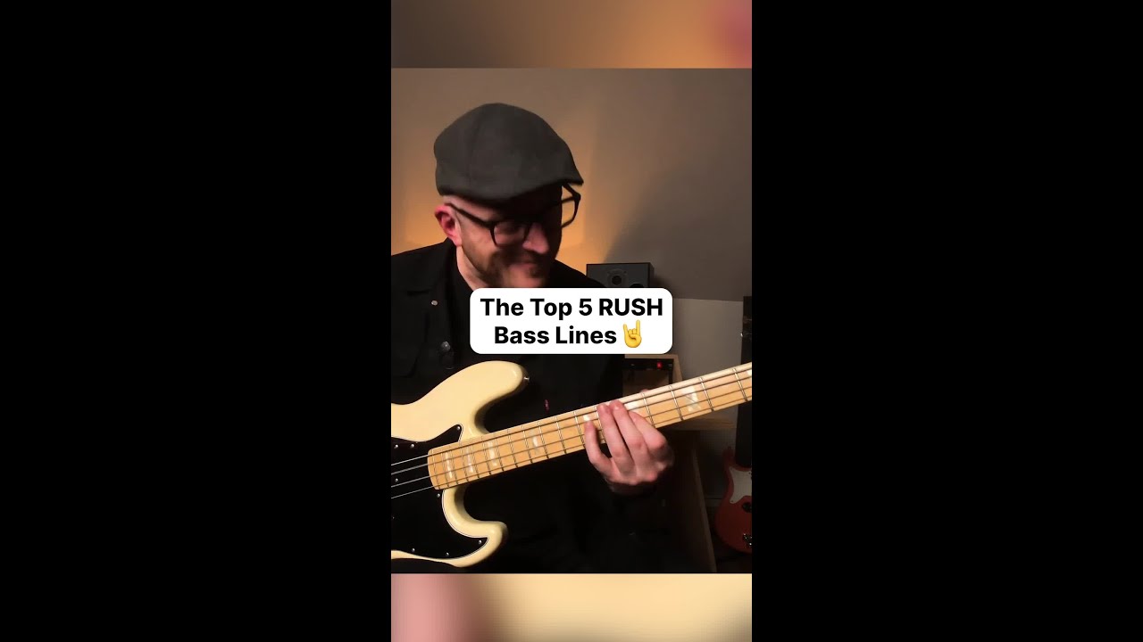 The Top 5 RUSH Bass Lines 🤘🏻