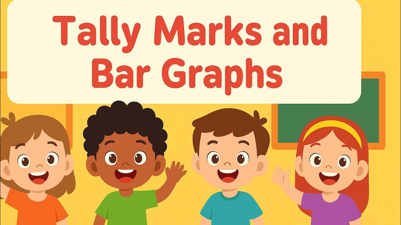 Tally and Bar graph for kids l Maths for class 1  #youtubevideo 