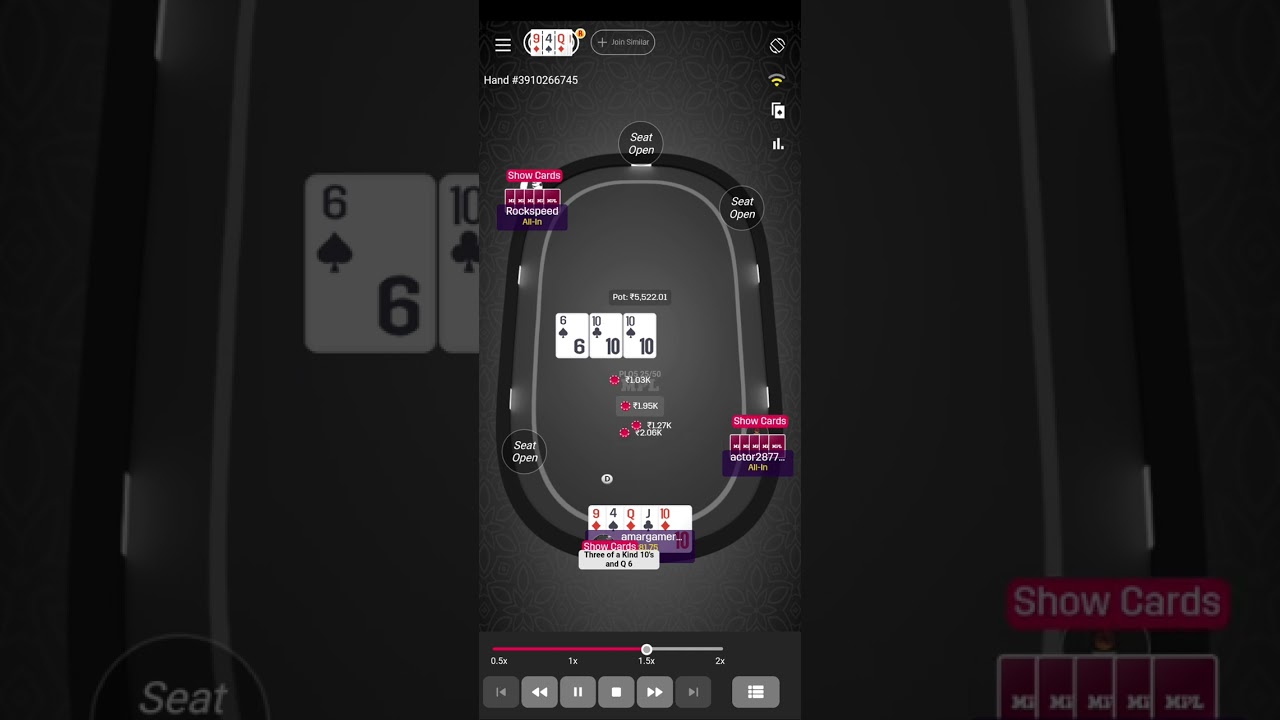 5.2k win mpl poker🤔😱 