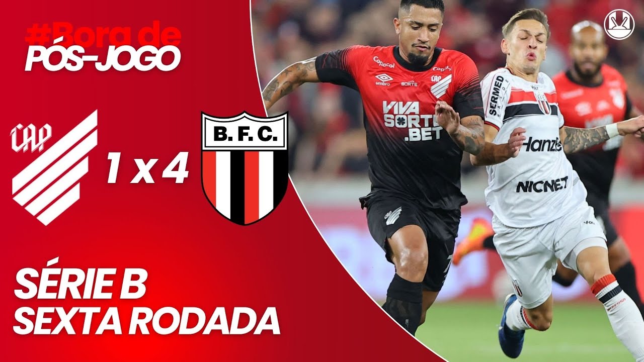 ATHLETICO 1 X 4 BOTAFOGO-SP | BRASILEIR&Atilde;O S&Eacute;RIE B | SEXTA RODADA | #REACT #aovivo
