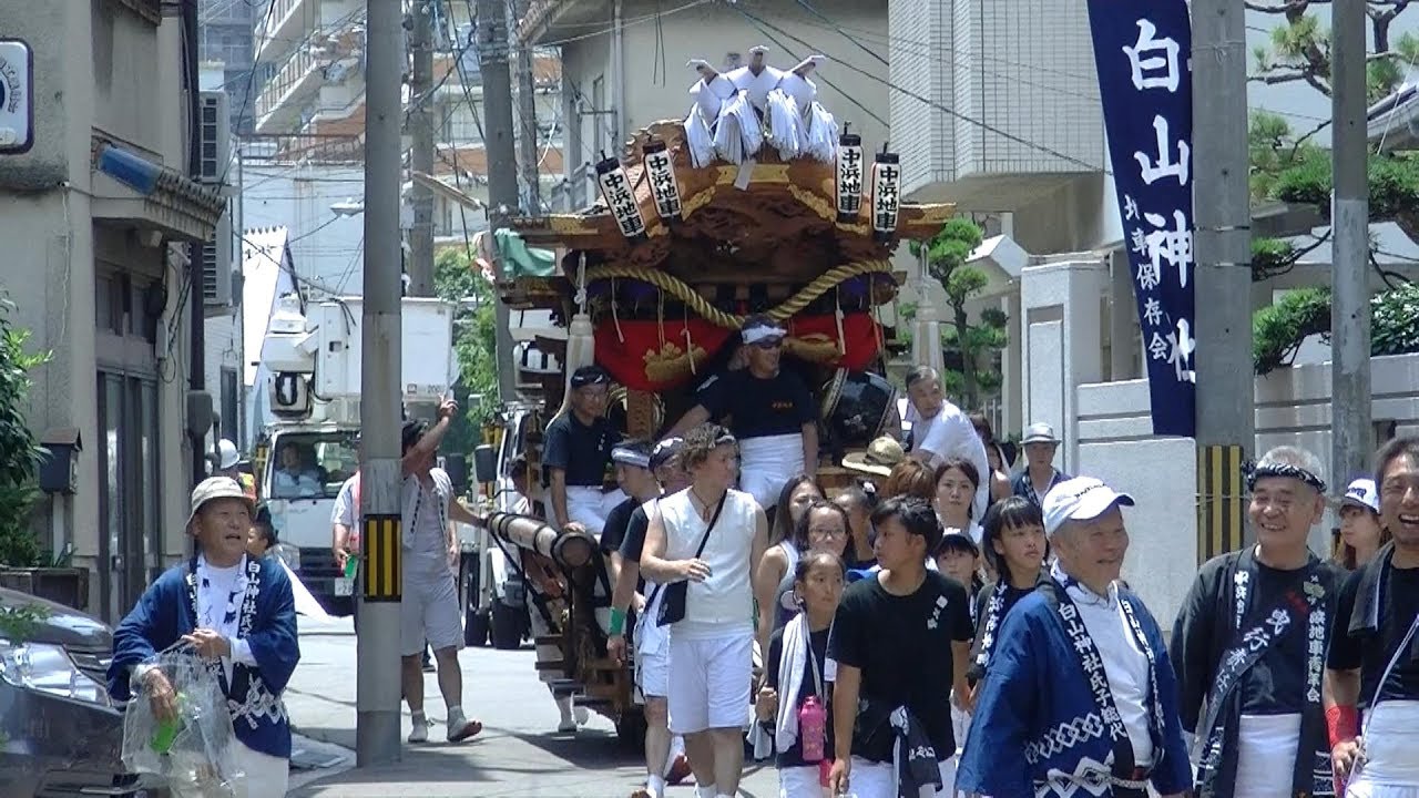 2017/7/15 城東区 中浜地車 夏祭り曳行