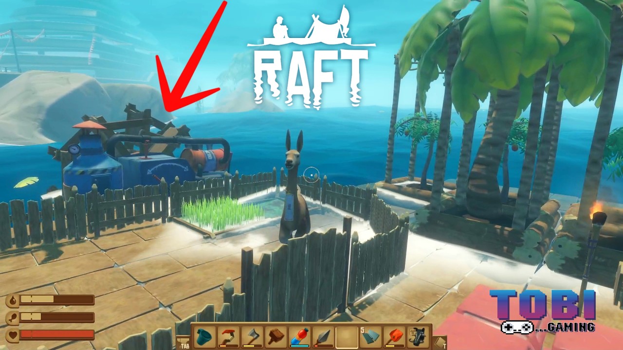 Raft: Tui đã biến chiếc thuyền rác của mình thành tàu cao tốc