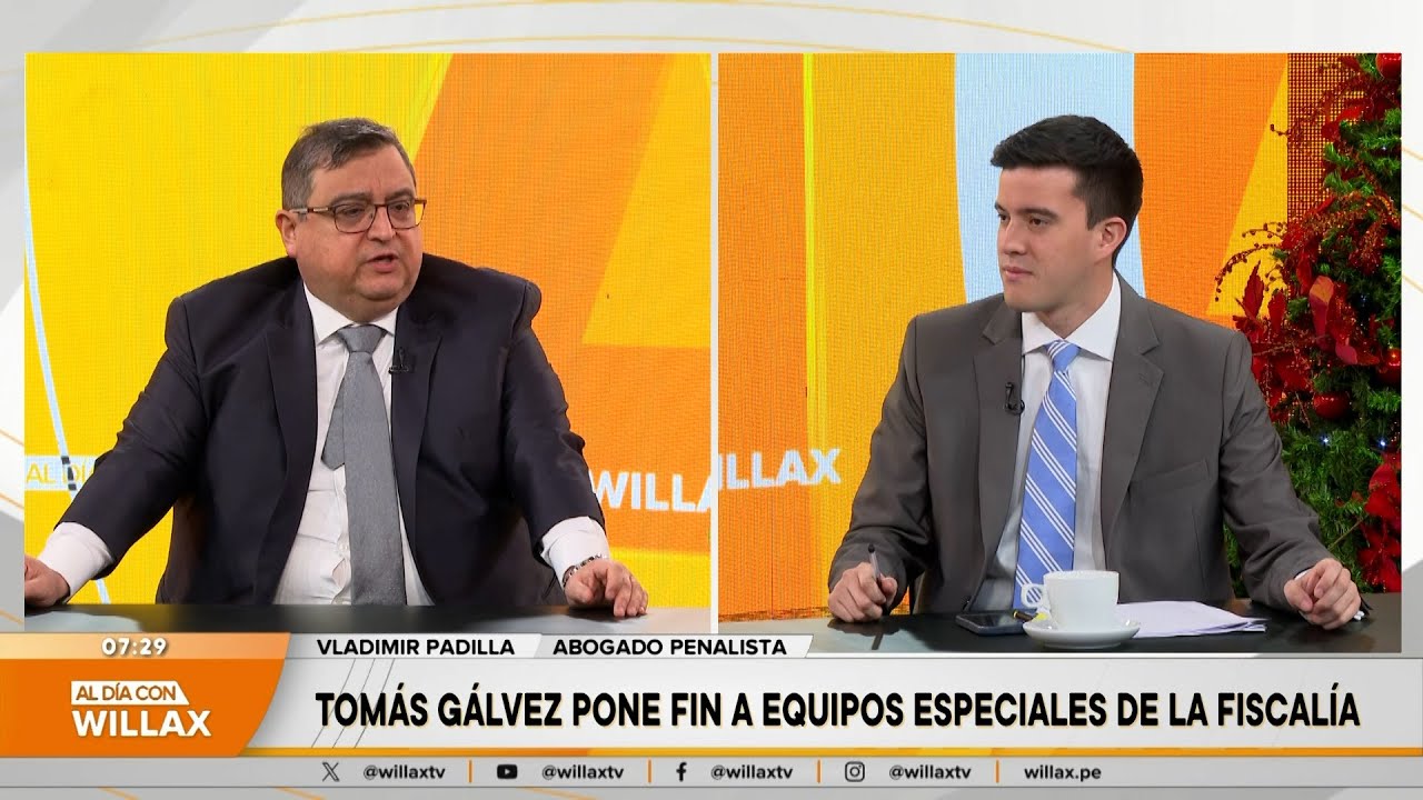 Al Día con Willax - DIC 19 - 4/5 -TOMÁS GÁLVEZ PONE FIN A EQUIPOS ESPECIALES DE LA FISCALÍA | Willax