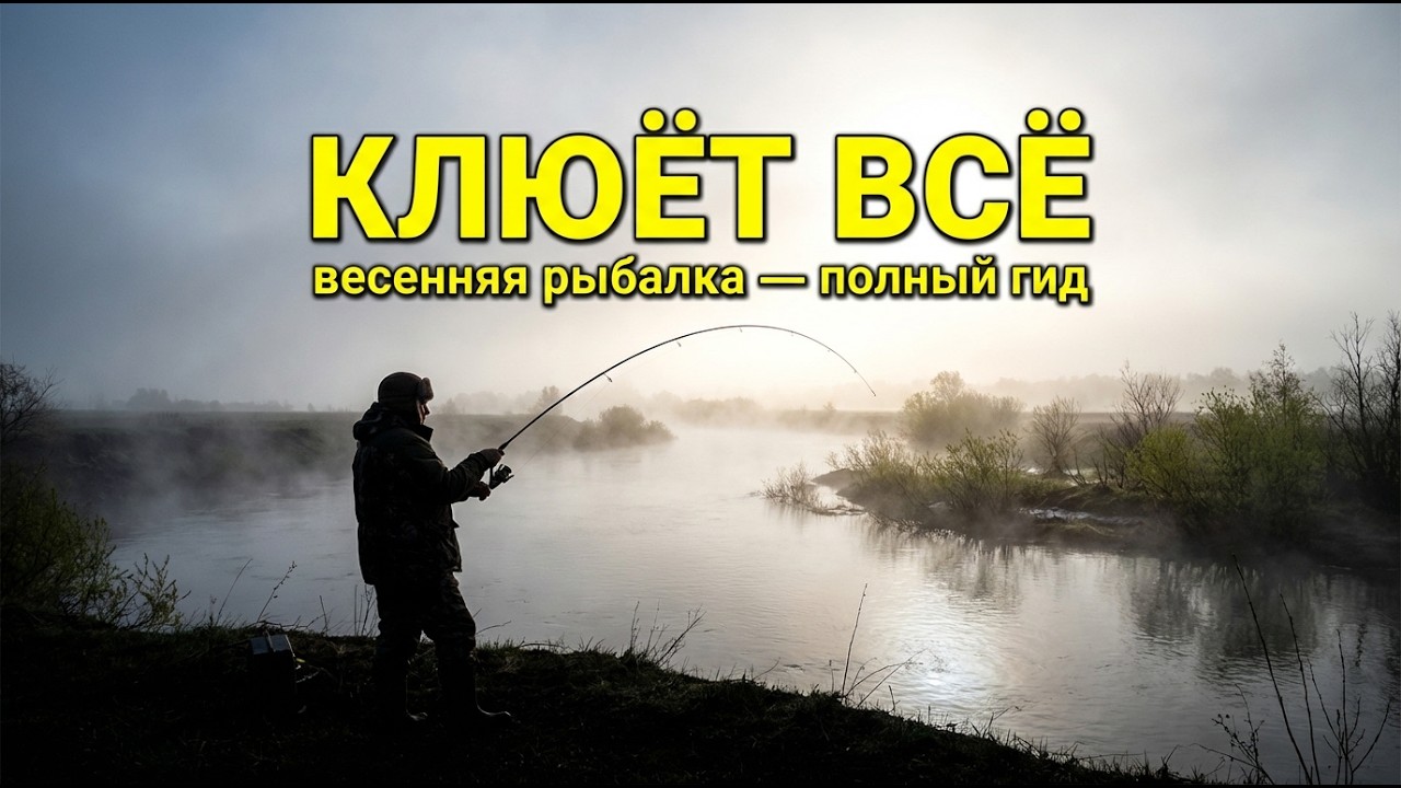 Почему весной клюёт всё — и как этим воспользоваться!