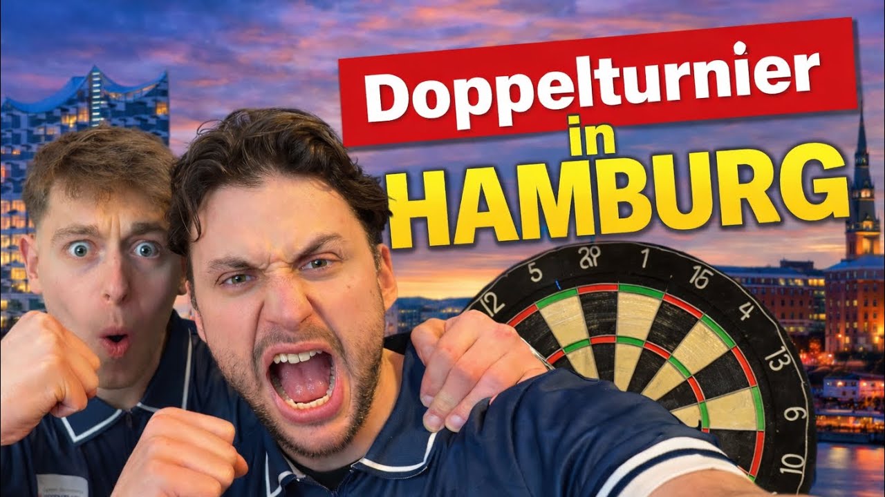 ICH BESUCHE CARLOS ZU EINEM DOPPELTURNIER IN HAMBURG!🤩🎯