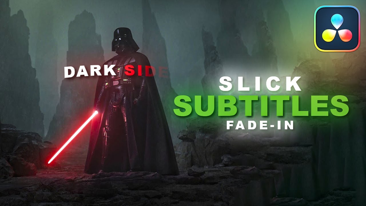 FADE-IN Subtitles -DaVinci Resolve