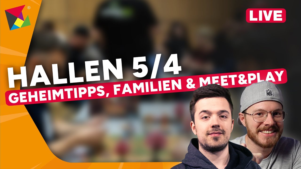 SPIEL Essen 2024 Live - Tag 4: Rundgang durch die Hallen 5 und 4 & Meet&Play