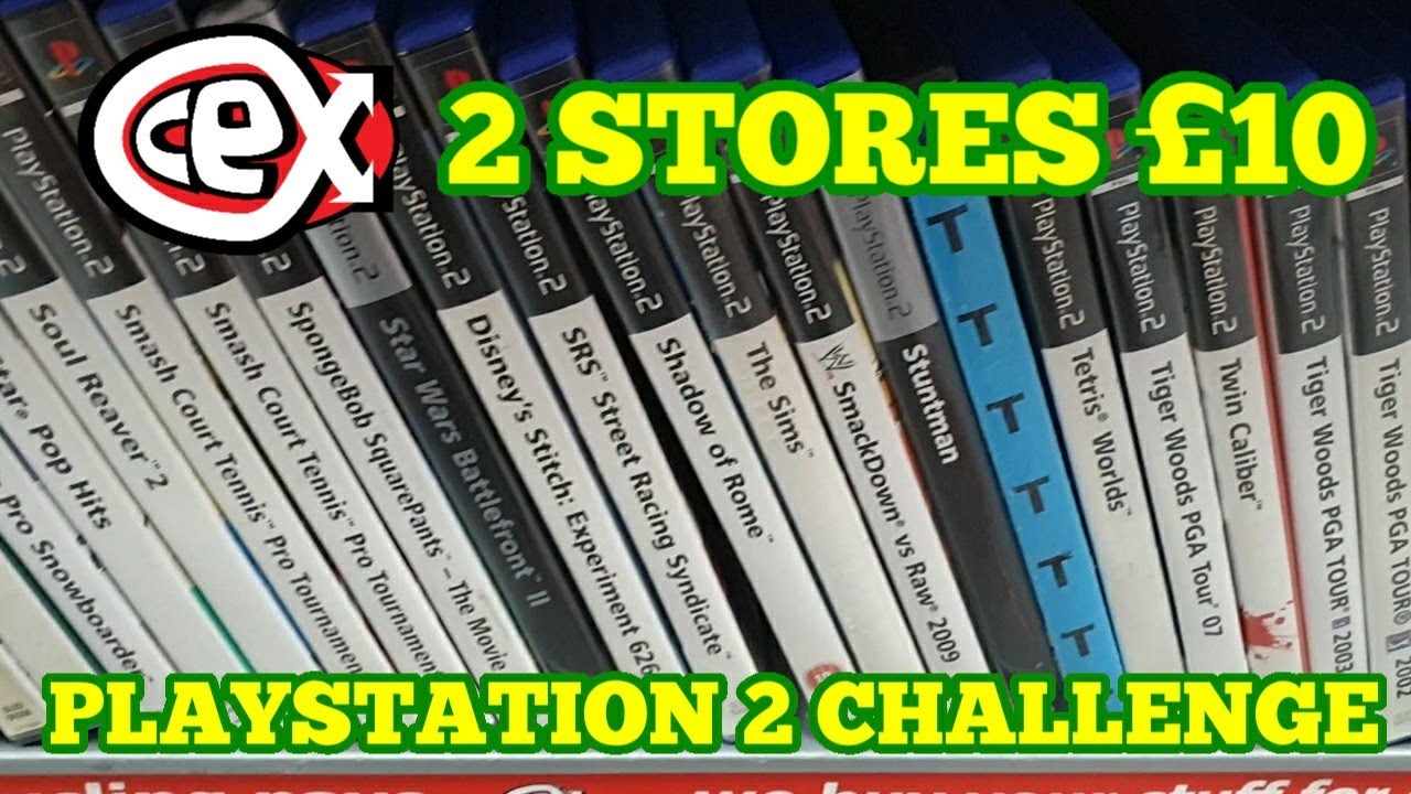 2 Stores £10 Playstation 2 CEX challenge!!!