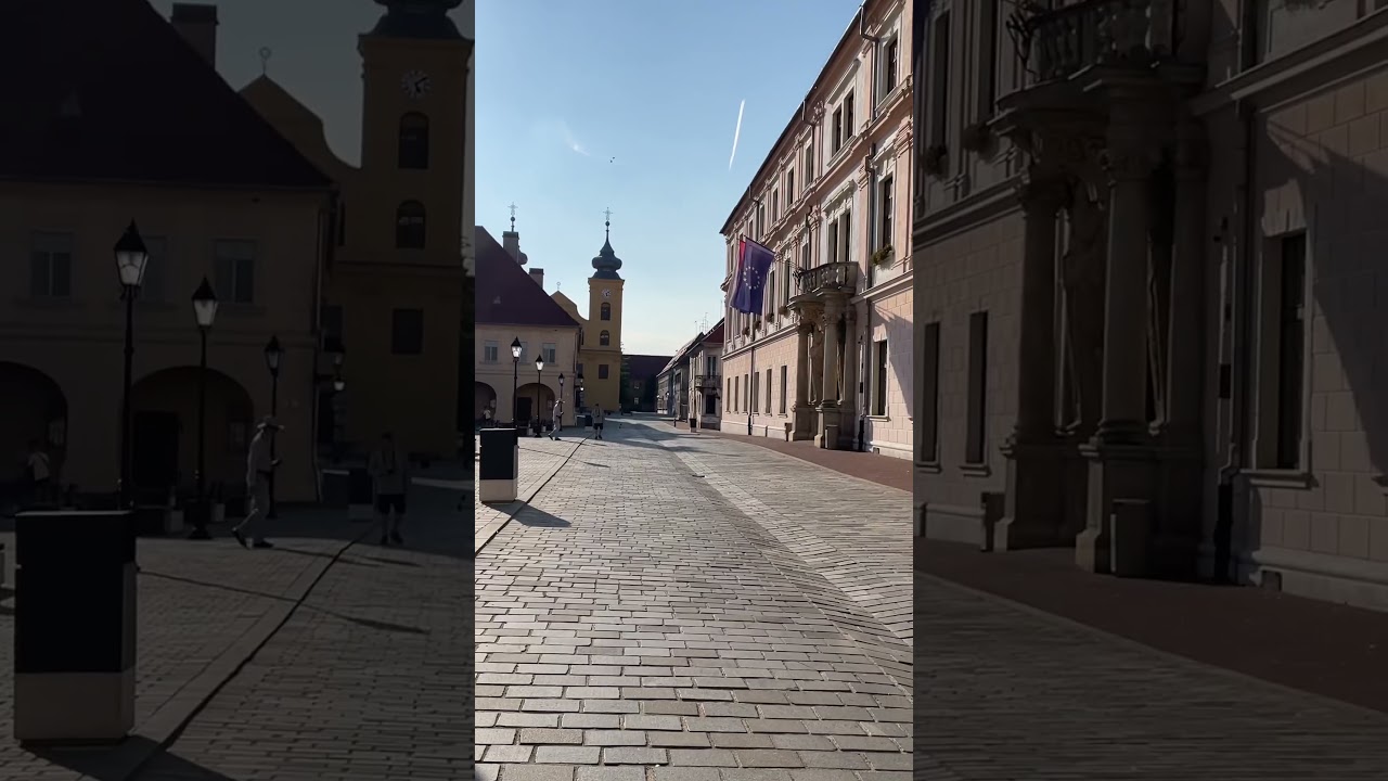 Historic Old Town in Osijek Croatia#travel #osijek#croatia#europe