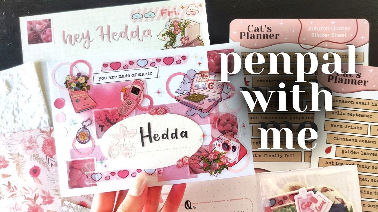 Penpal With Me - PInk Theme 🌸Dear @mochibujo