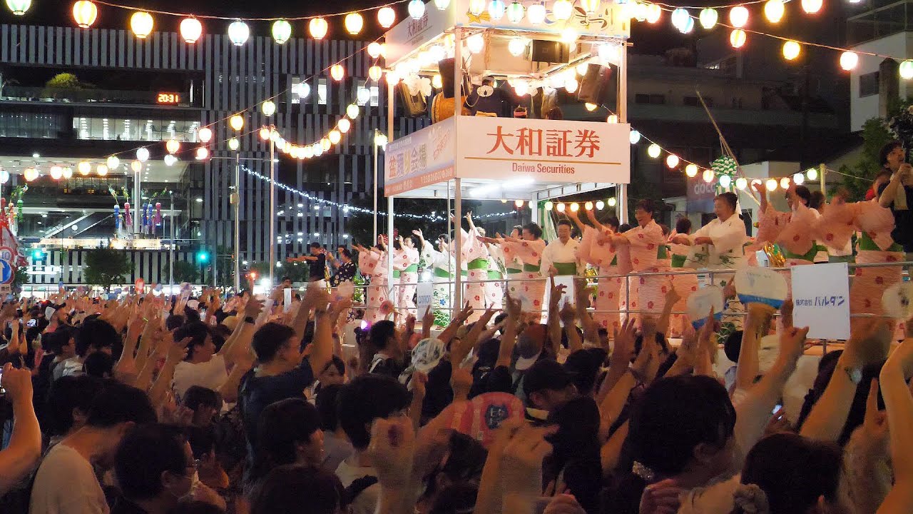 【 盆踊り】 愛知の盆踊りはやっぱりこの曲！ ダンシング・ヒーロー で超盛り上がる！ 一宮七夕まつり