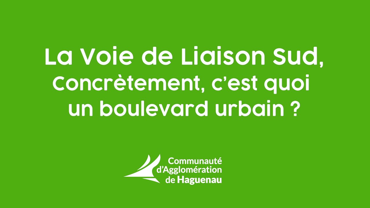 La Voie de Liaison Sud | Concr&egrave;tement, c'est quoi un boulevard urbain ?
