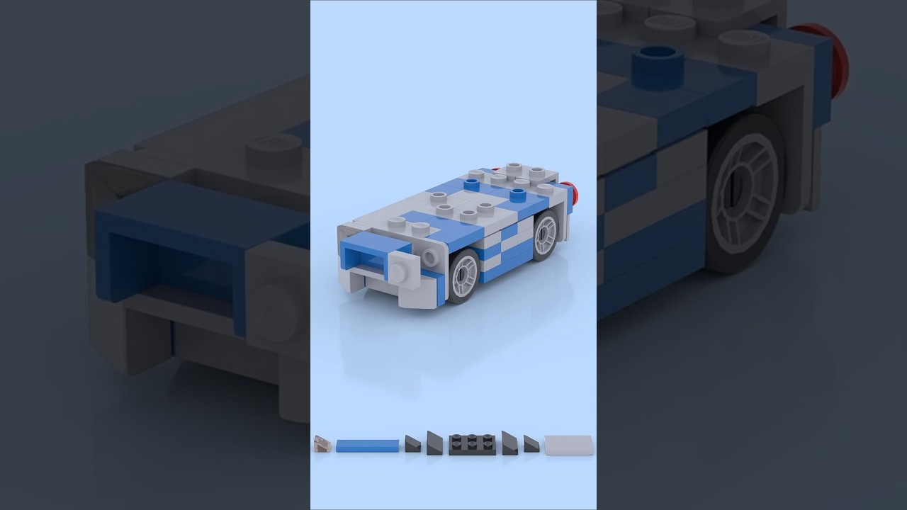 LEGO Micro Nissan Skyline R34 🧱🔥 JDM Icon in Mini Size! 💨🏎️ #lego