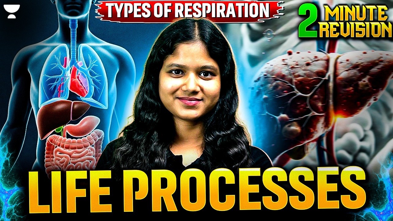Types of Respiration One Shot 🔥 | CBSE Class 10 Science (Biology) 2026 | Twinkle Ma'am