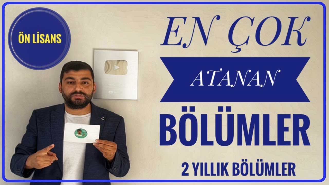 KPSS ÖN LİSANS ATAMA PUANLARI - EN ÇOK ATANAN 2 YILLIK BÖLÜMLER (ÖN LİSANS DÜZ MEMUR ATAMA PUANLARI)