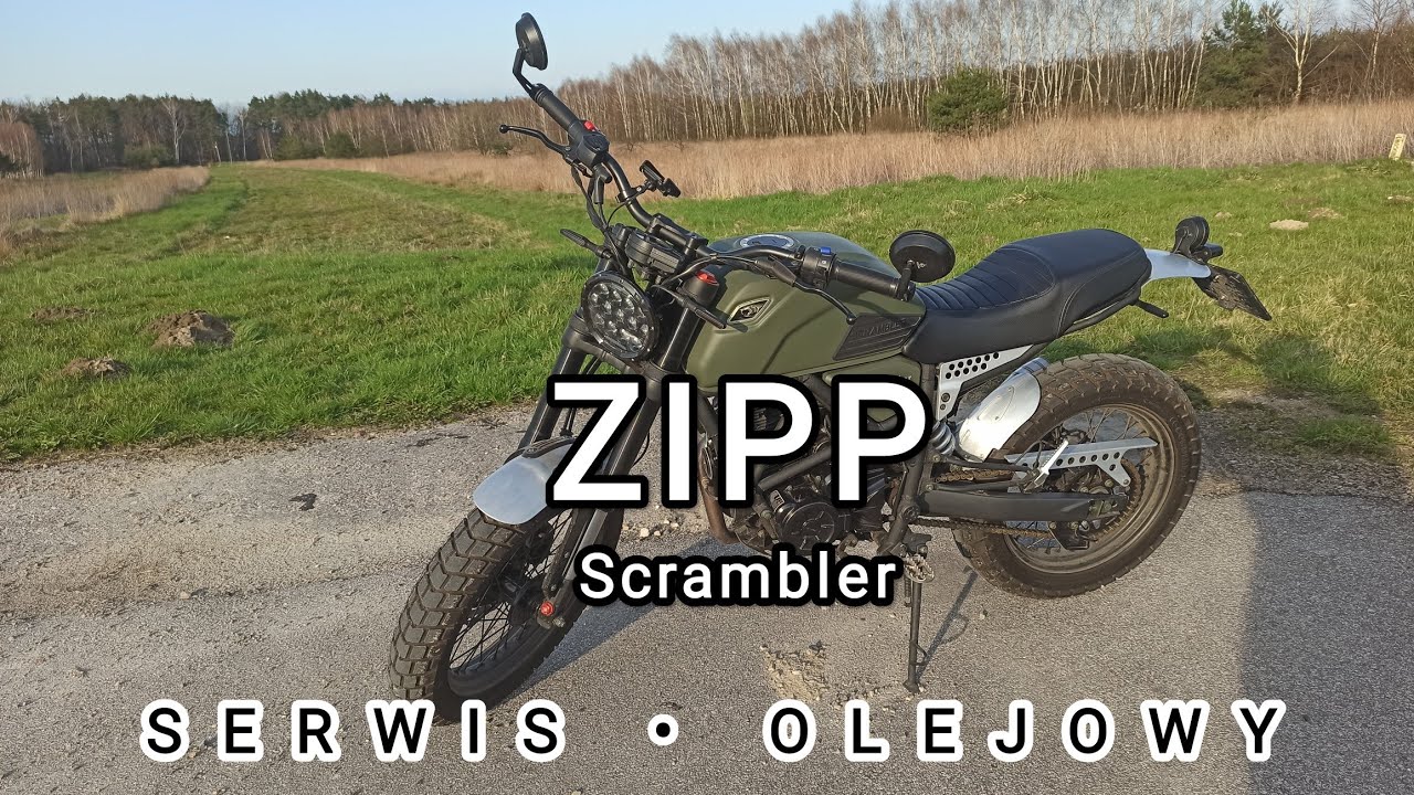 Zipp Scrambler 125 - Wymiana Oleju - Serwis Olejowy