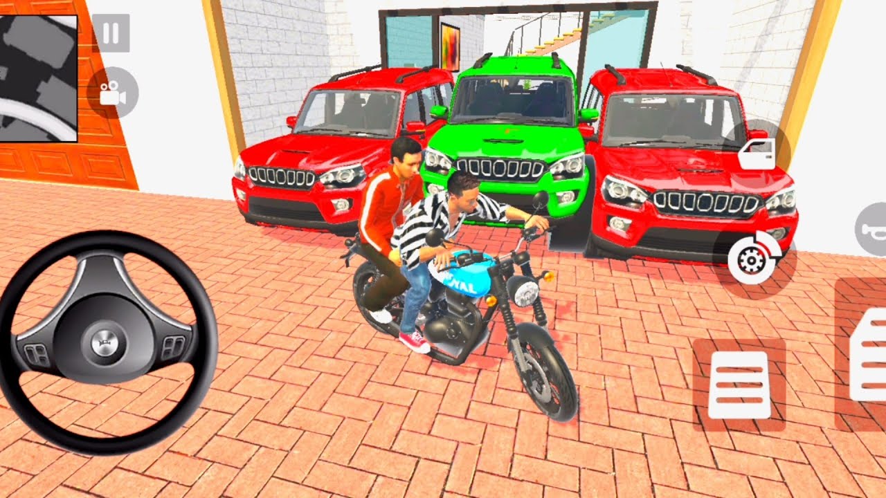 🥰 Franklin papaji ko 1️⃣ fully modified scorpio gift 🎁 diya 🇮🇳 Indian theft auto simulator 🎮