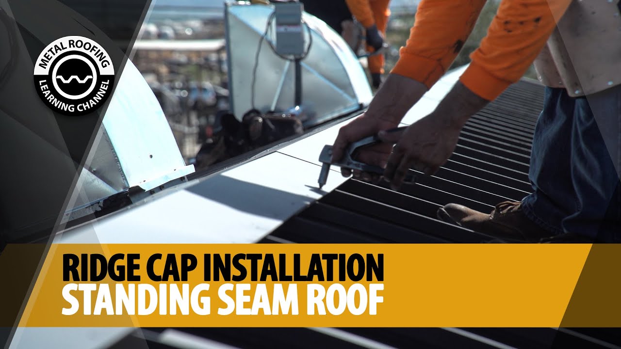 How To Install Ridge Cap On A Standing Seam Metal Roof [Finishing + Cutting + Overlap + Fastening]